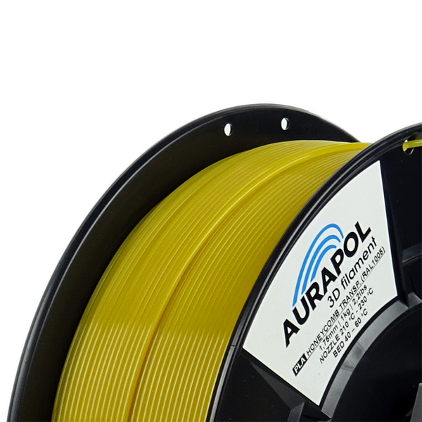 AURAPOL PLA 3D Filament Honey Semi-Transparent 1 kg 1,75 mm PLA684753 фото
