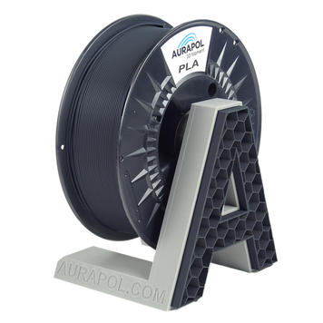 AURAPOL PLA 3D Filament Black-grey 1 kg 1,75 mm PLA435442 фото